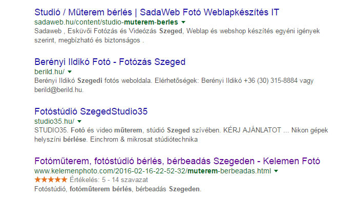 Microdata, strukturált adatok, rich snippets